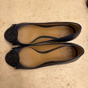 Tory Burch Navy Heels
